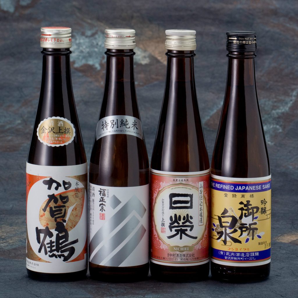 four of kanazawa's sake ishikawa