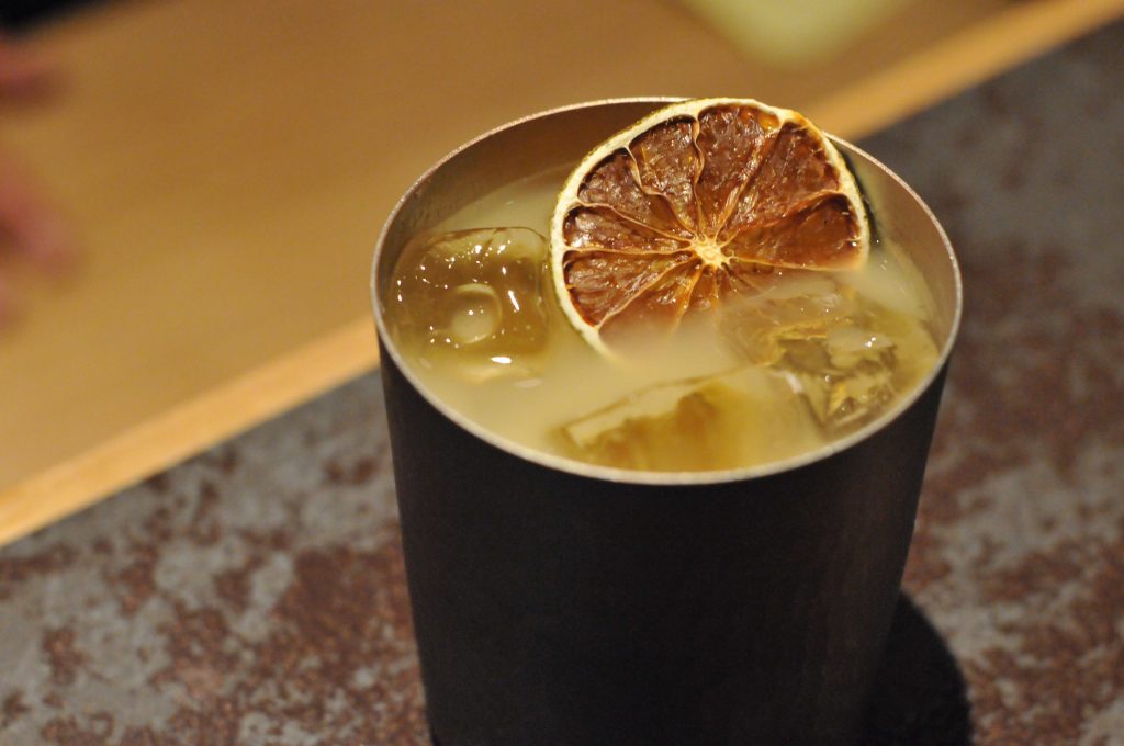 The Original Moscow Mule, Ginza Music Bar Style, available at Kanazawa Music Bar for their one year anniversary