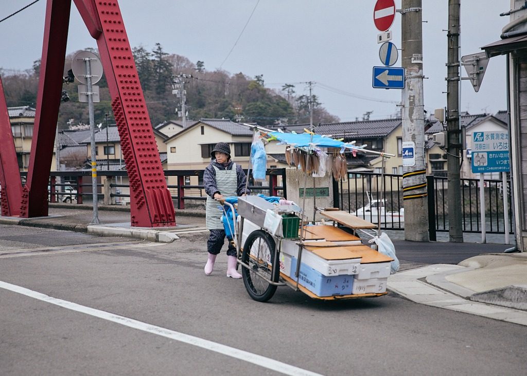 On the way to the Wajima Morning Market