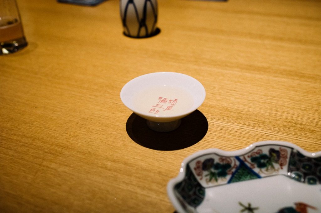 Perfectly paired sake at Yasaburo, Japanese cuisine in Kanazawa, Japan