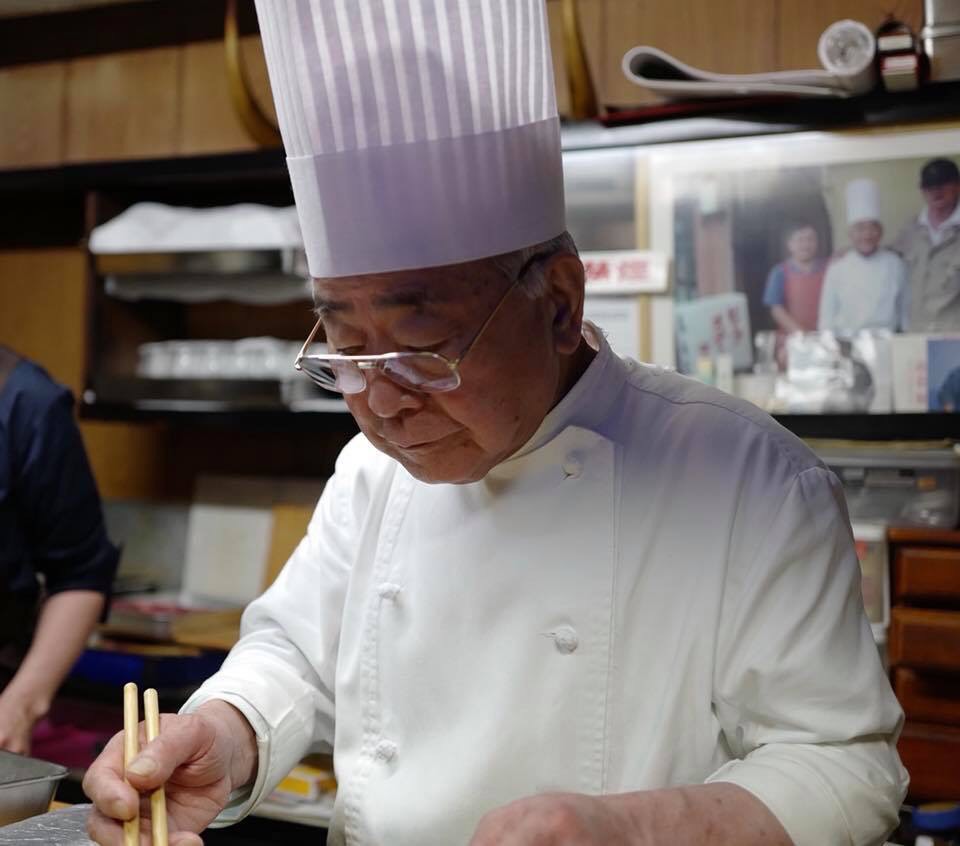 The chef at Hiyoko, Kanazawa