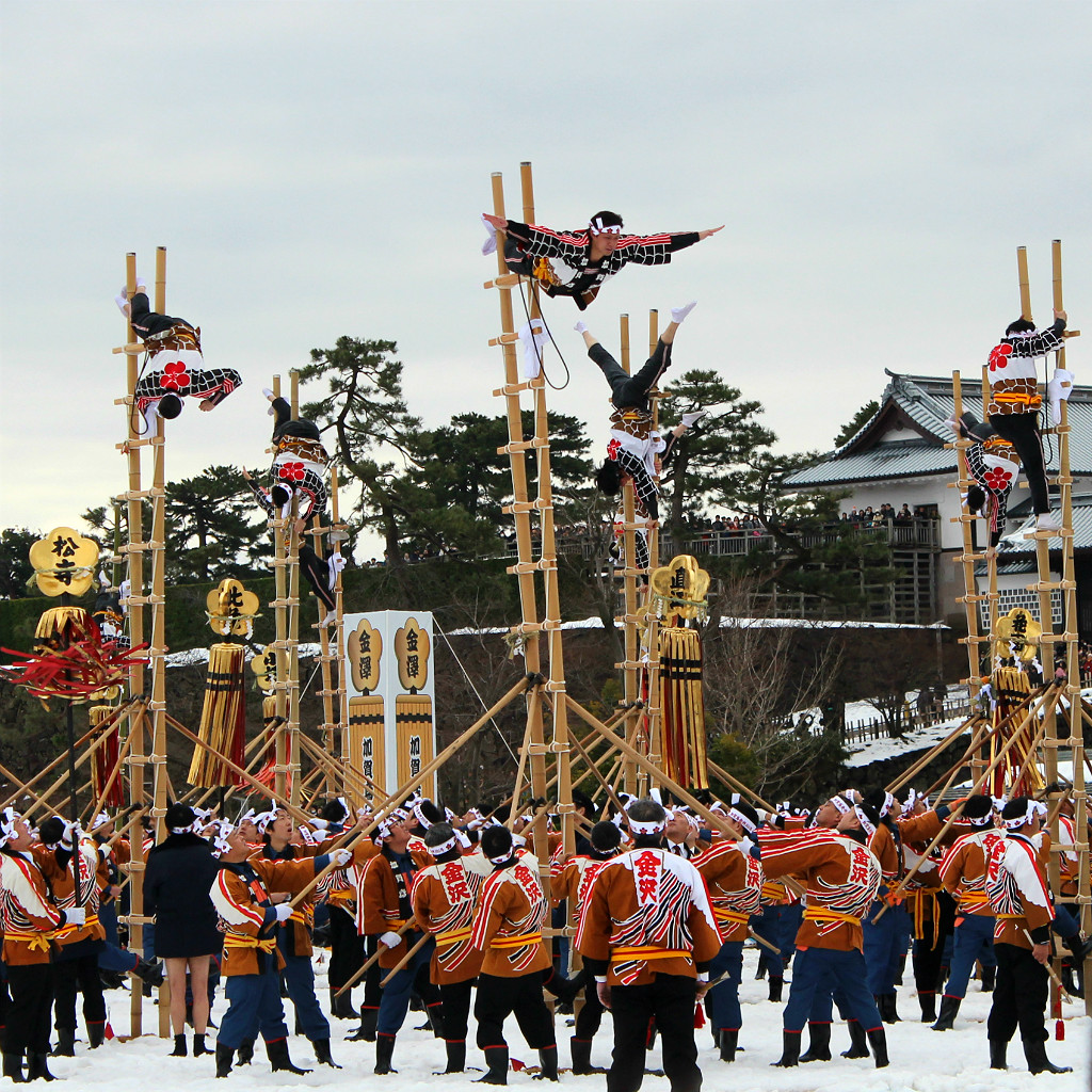 Kagatobi, the acrobatic fire fighters of Kanazawa, Japan