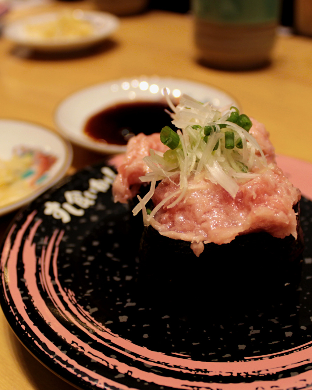 Negitoro sushi at Kuine in Kanazawa, Japan