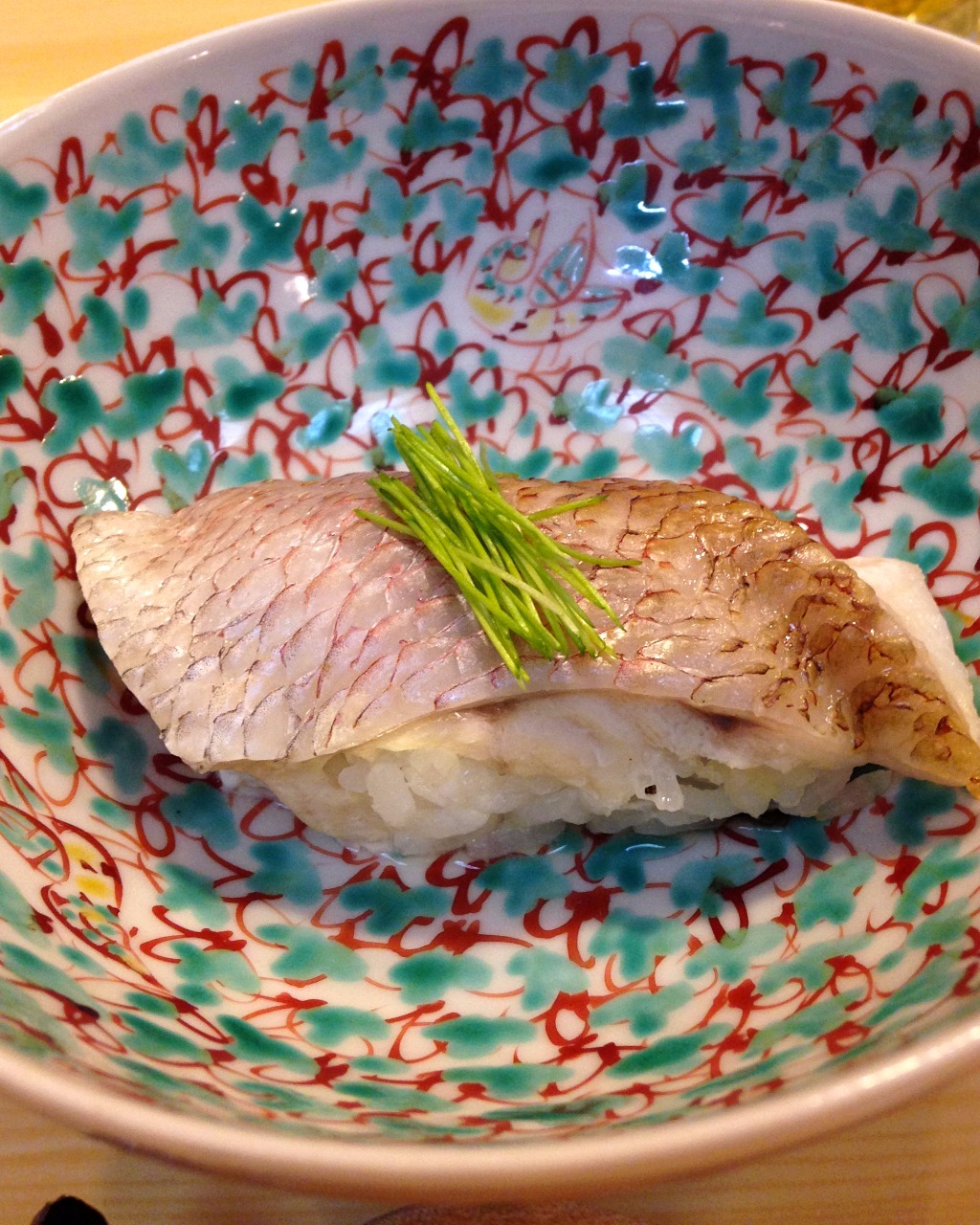 Steamed black throat sea perch, nodoguro, a speacialty of Kanazawa, Japan