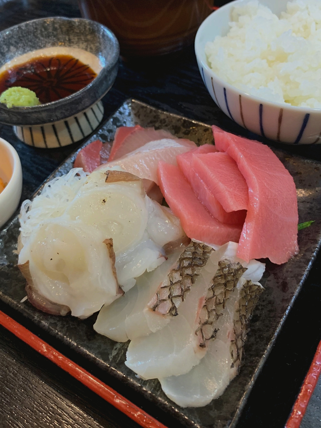 Sashimi from the Ageha Gozen Set