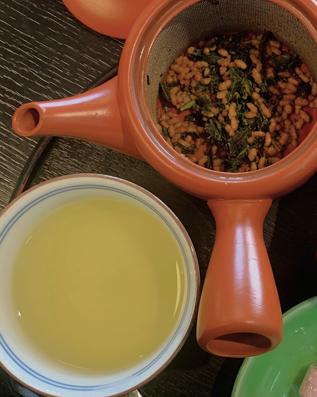 Genmaicha at Nodaya Tea Shop on Tatemachi Street, Kanazawa, Japan