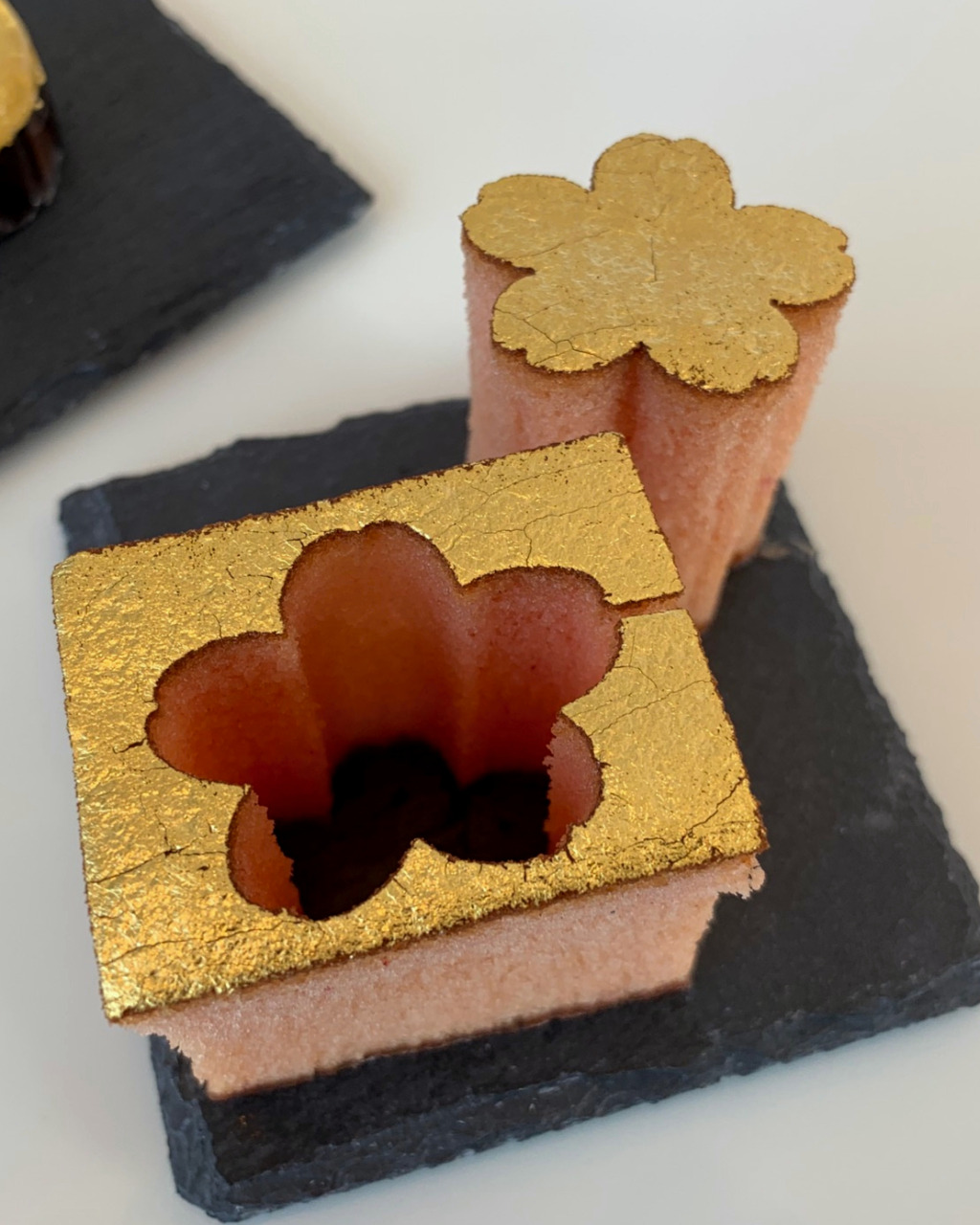 Gold Leaf Castella Cake from Mameya Bankyu in Kanazawa