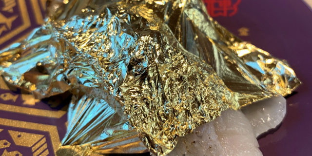 Gold Leaf Sushi in Kanazawa
