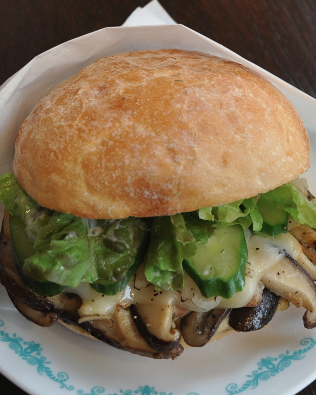 veggie sandwich at Curio Espresso in Kanazawa