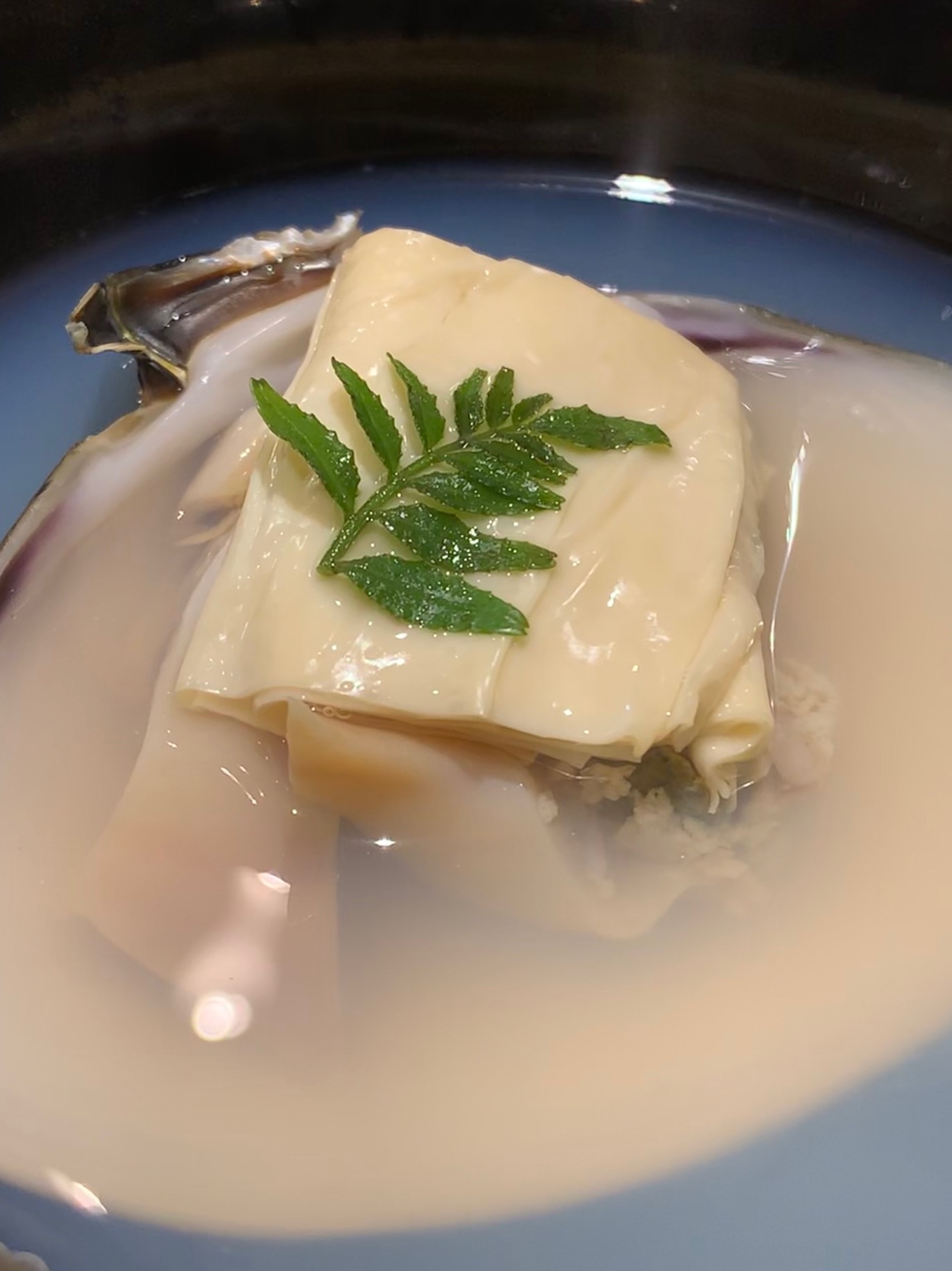 Clam soup at Issey Sushi, Kanazawa
