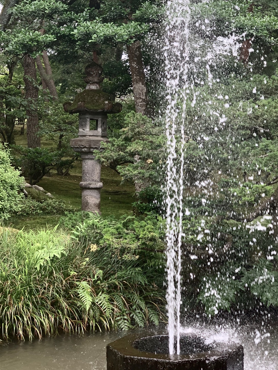Fountain in Kenrokuen Kanazawa