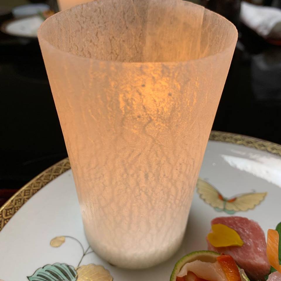 Tsubajin daikon raddish lantern in Kanazawa