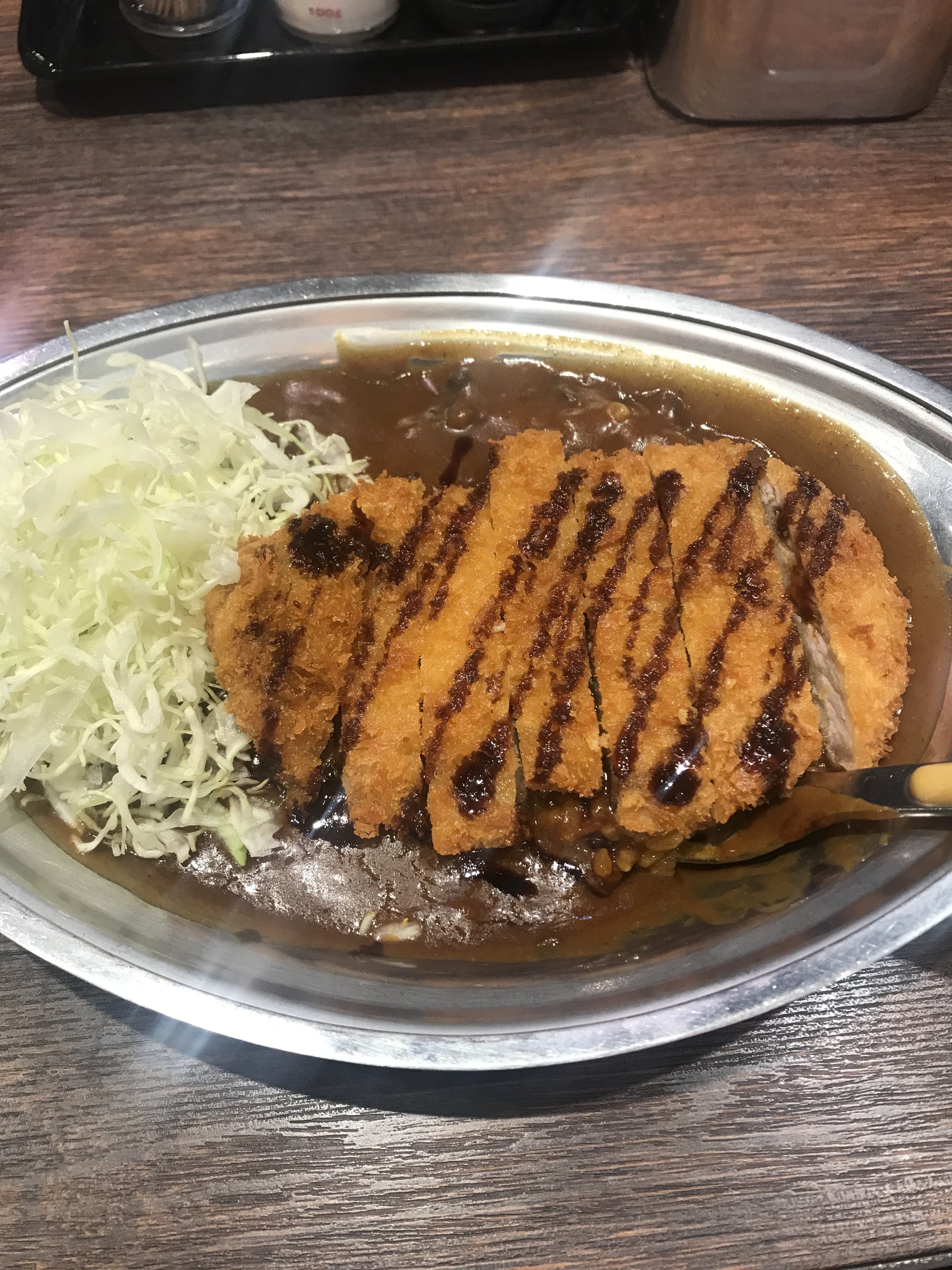 Kanazawa Curry served by the original restaurant, Champion Curry in the basement of Omicho Market