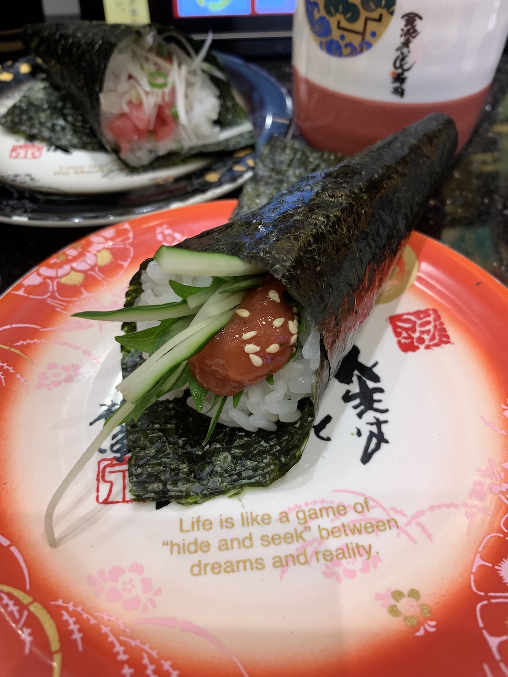 hand rolls at Maimon Sushi